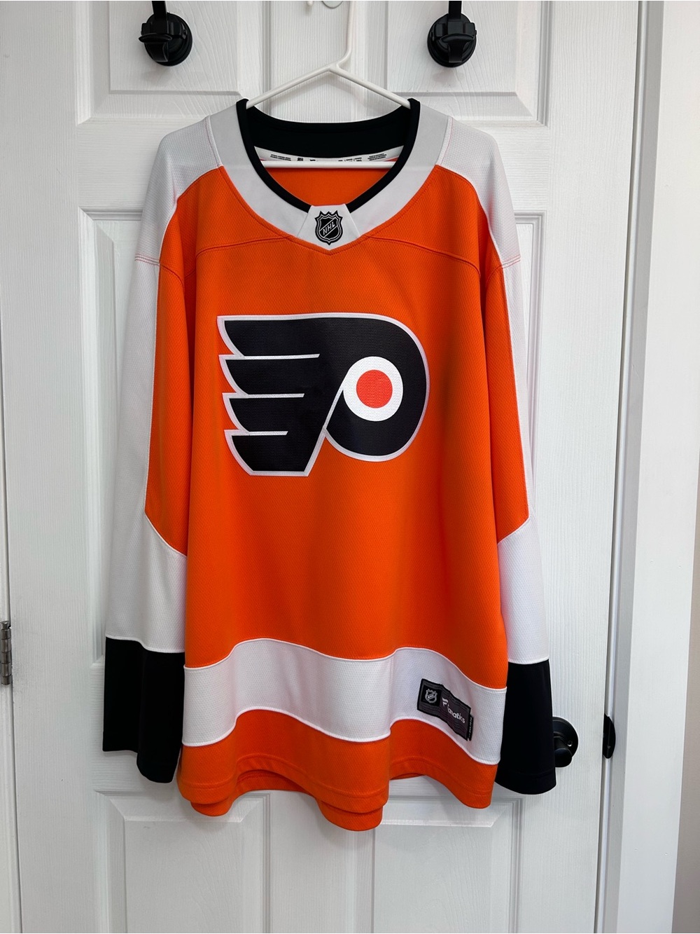 Fanatics Orange and White NHL Philadelphia Flyers Hockey Jersey